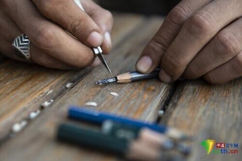 鉛筆激光刻字(打標機洞洞鉛筆模板制作) 第4張